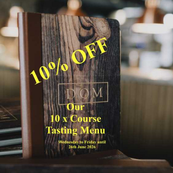 Image for 10% OFF 10x Course Tasting Menu