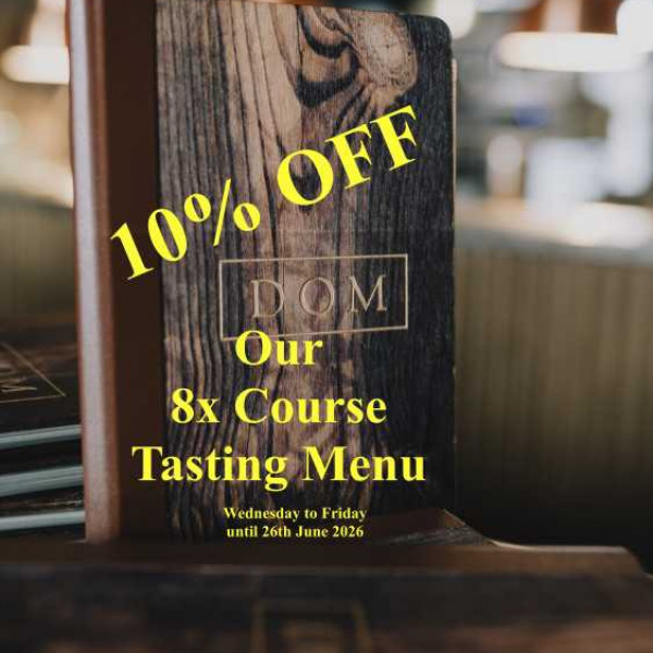 Image for 10% OFF 8x Course Tasting Menu
