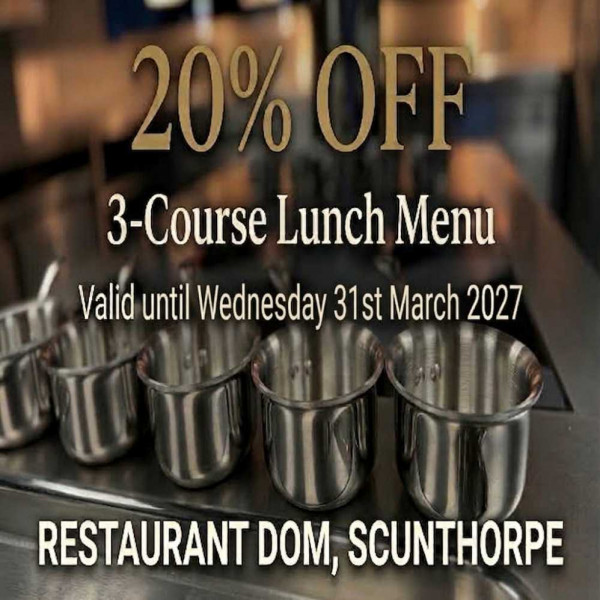 Image for 20% OFF our 3x Course Lunch Menu